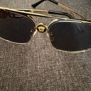 Gold and Black Sunglasses